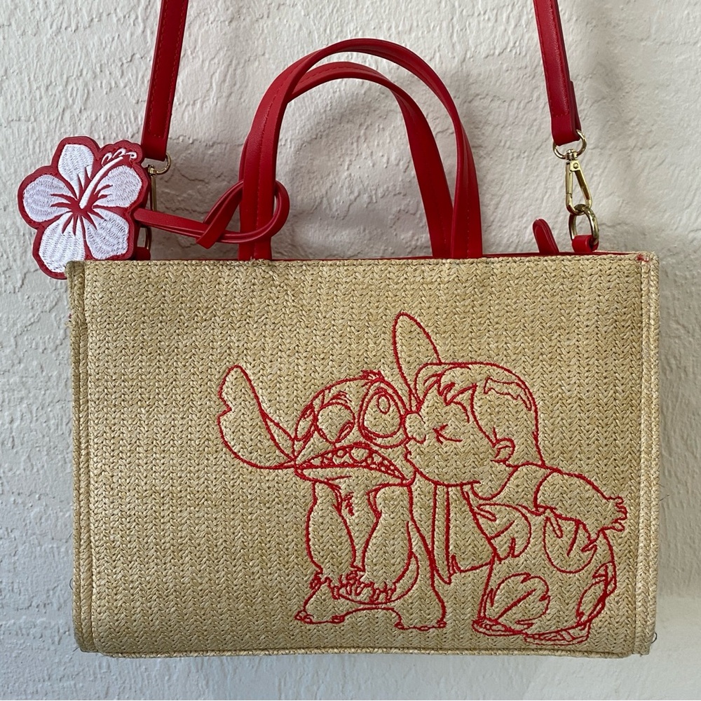Lilo & Stitch Straw crossbody Tote Bag by Danielle Nicole - DISNEY - chic casual